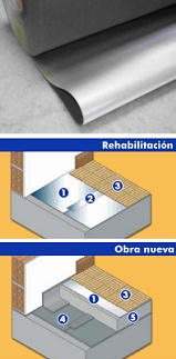Nuevo sistema de aislamiento termico y acustico para tarima flotante